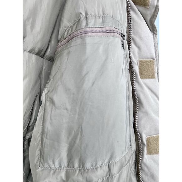 Vintage 90s CABELA'S Premier Northern GOOSE DOWN XL Tan Parka HUNTING hooded - Picture 12 of 16